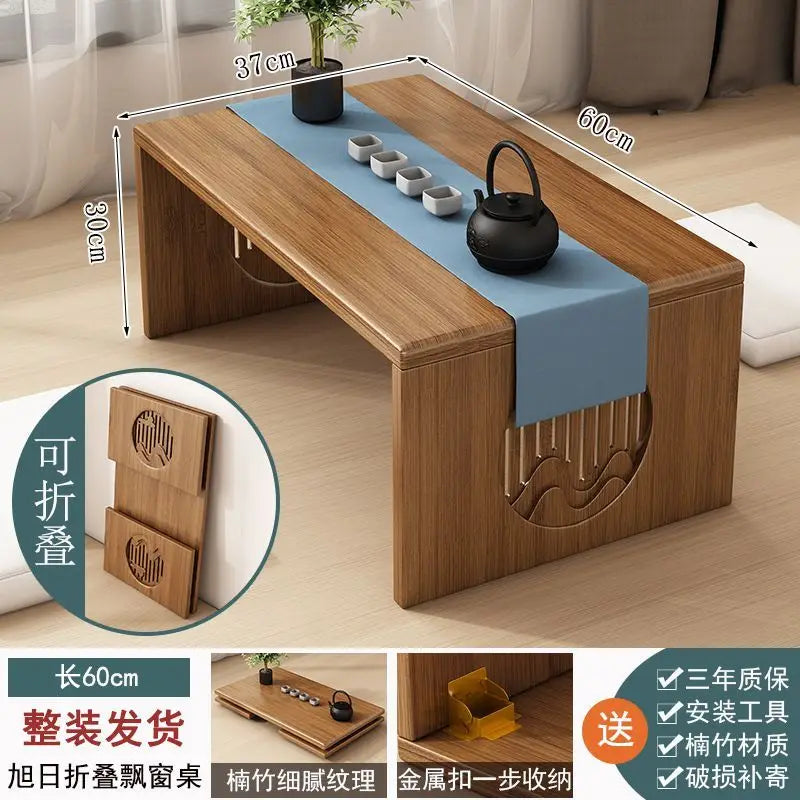 Bamboo Folding Table for Home & Study – view 11, modern home furniture